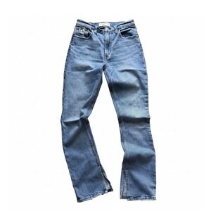 Abercrombie & Fitch Women's The Skinny Split Hem High Rise Size 26/2 Jeans